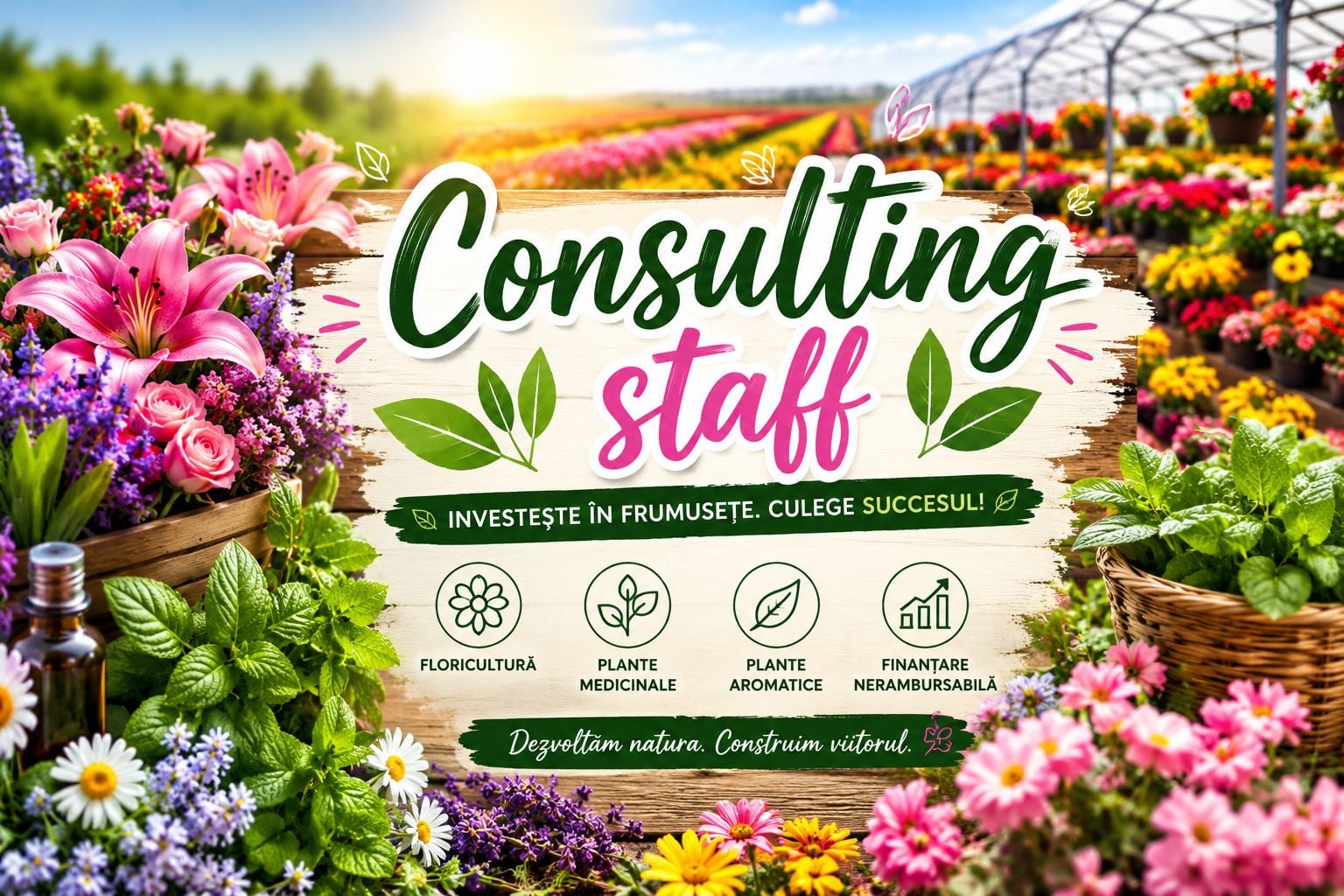 🌸 O nouă oportunitate de finanțare pentru o industrie tot mai apreciată și profitabilă! 🌿